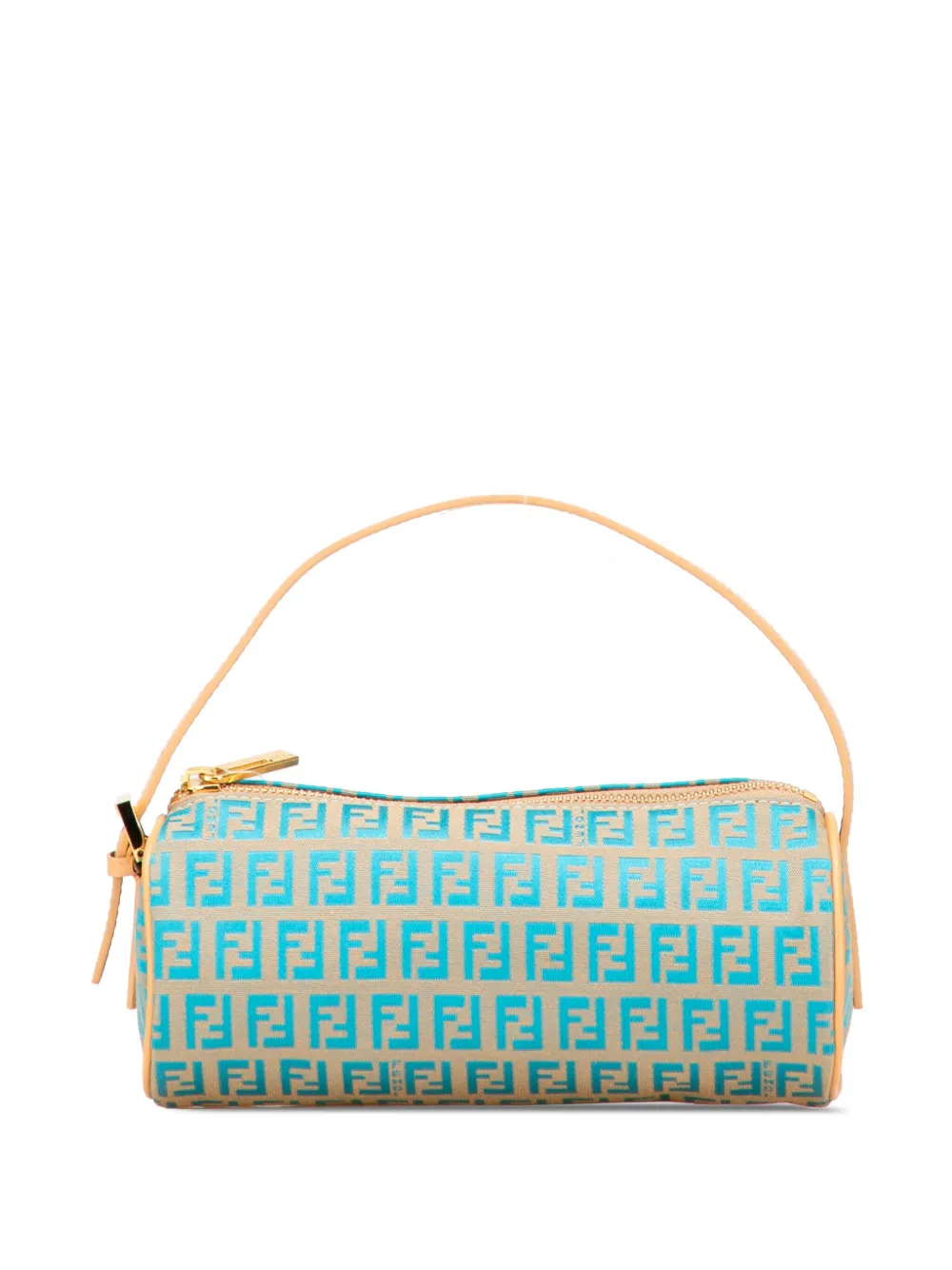 Fendi Pre-Owned 2000-2010 Zucchino Canvas Barrel Pochette handbag - Fendi Pre-Owned 2000-2010 Zucchino Canvas Barrel Pochette handbag -