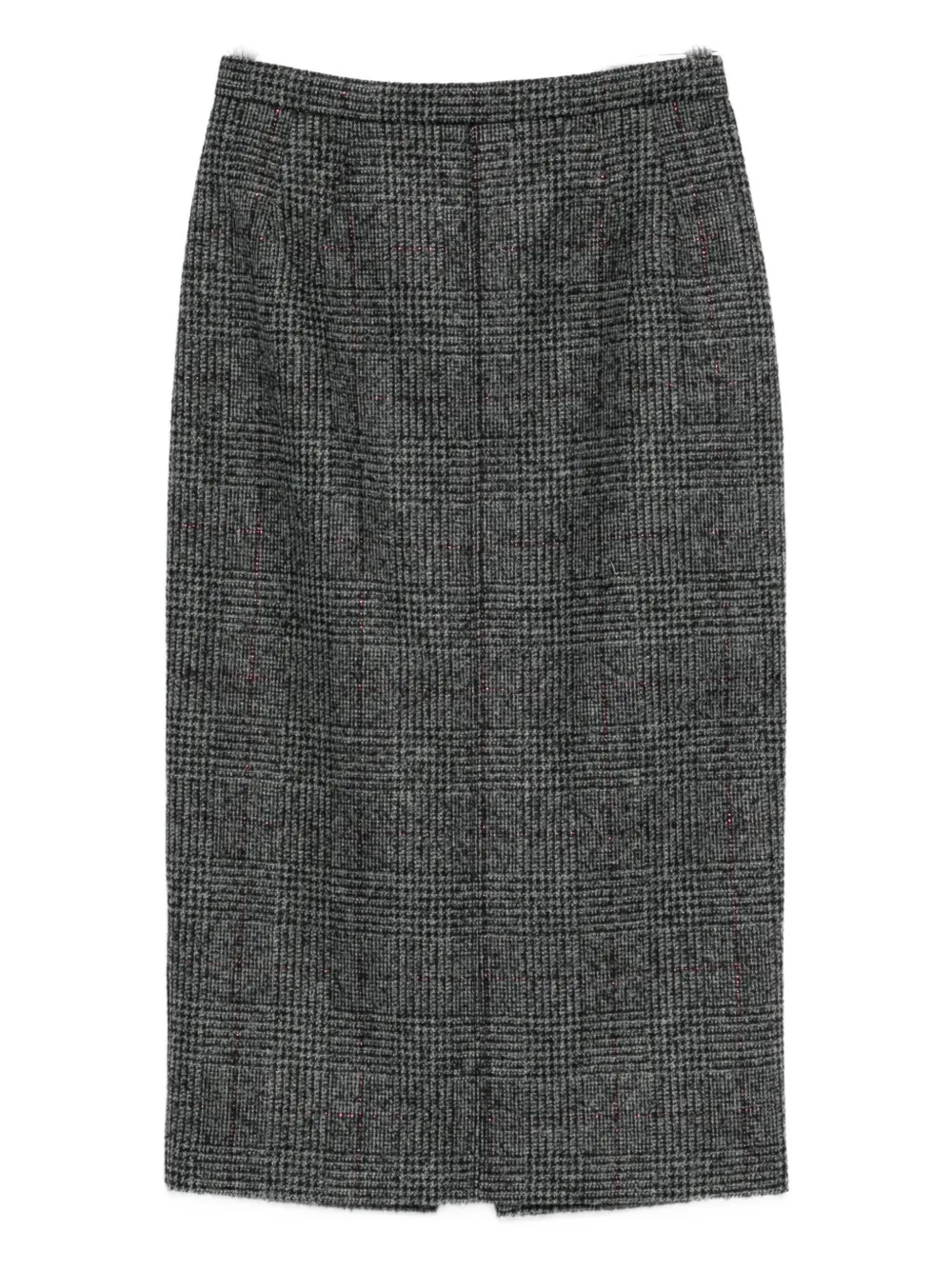 N°21 Checked Skirt In Gray