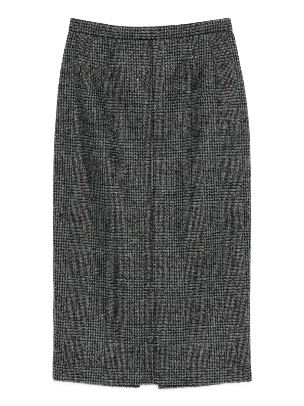 Nº21 checked skirt | Grey | Image 1