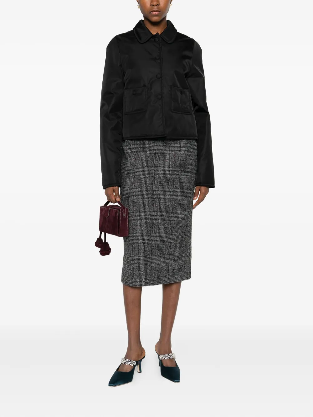 Nº21 patch-pocket collared jacket | Fitted Jackets | Image 2