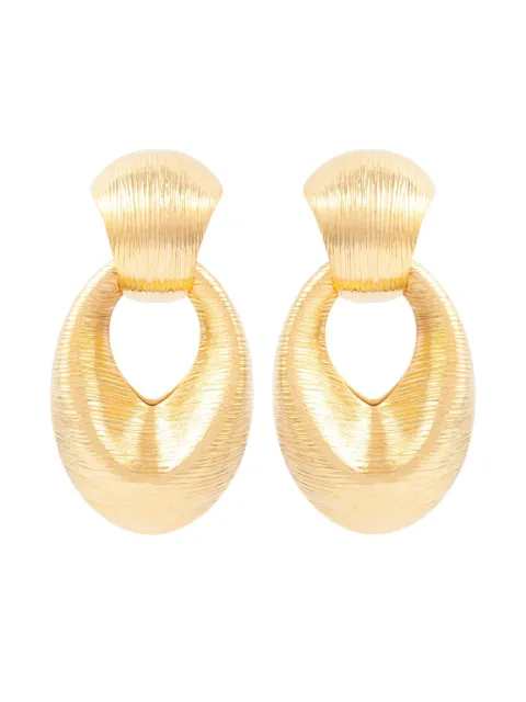 Susan Caplan Vintage 1980s door-knocker earrings