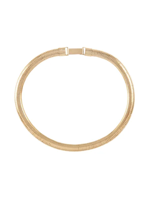 Susan Caplan Vintage 1980s textured flex necklace