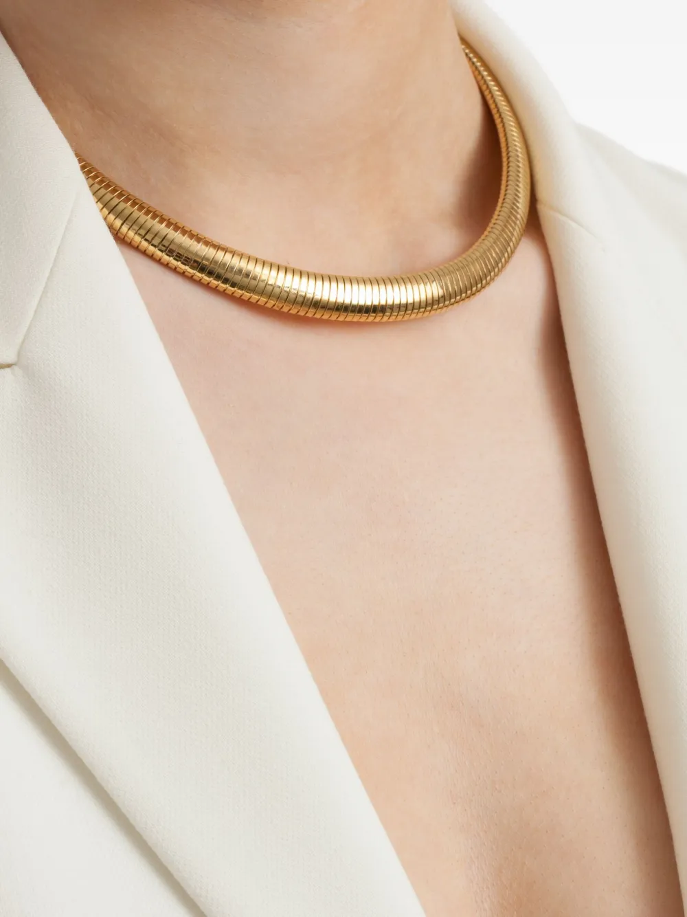 Susan Caplan Vintage 1980s textured flex necklace | Image 2