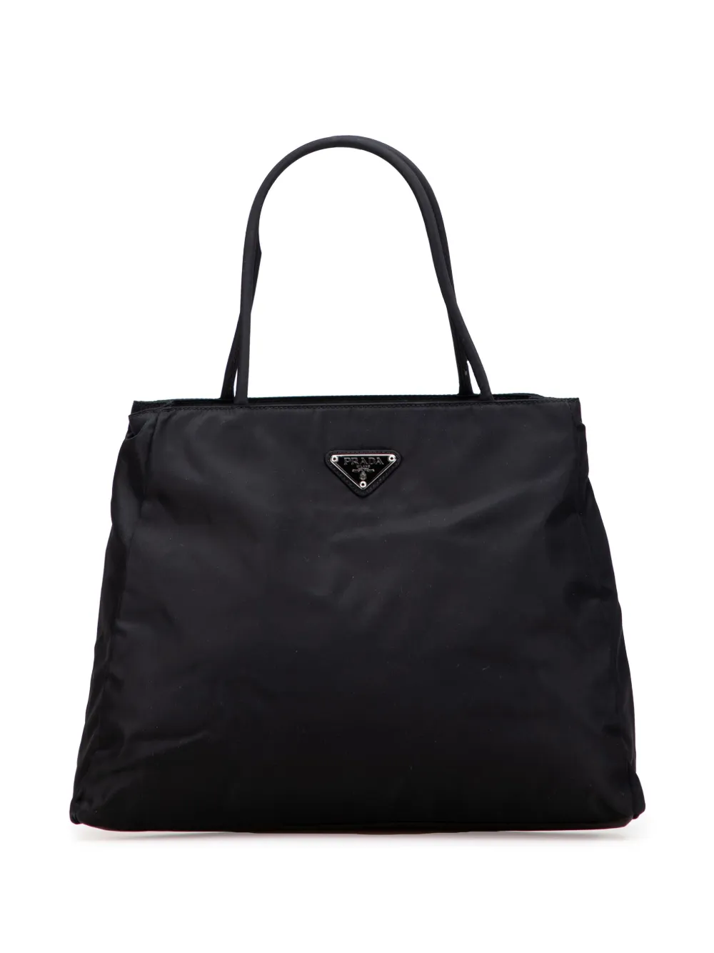 Pre-owned Prada 2000-2013 Tessuto City Tote Bag In Black