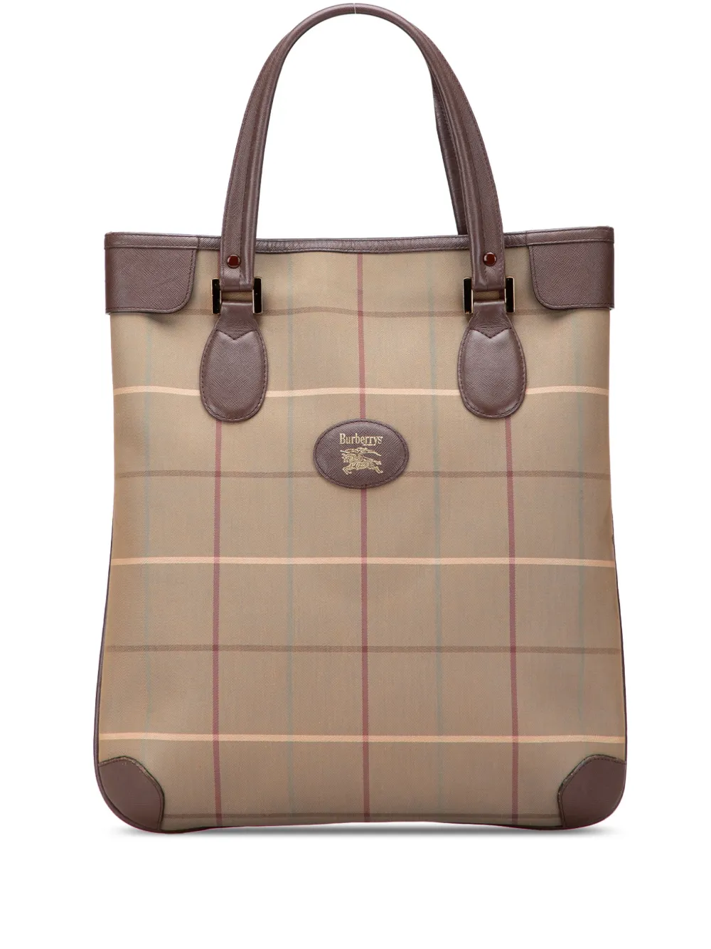 Burberry Pre-Owned 20th Century Vintage Check Canvas tote bag - ブラウン Burberry Pre-Owned 20th Century Vintage Check Canvas tote bag - ブラウン