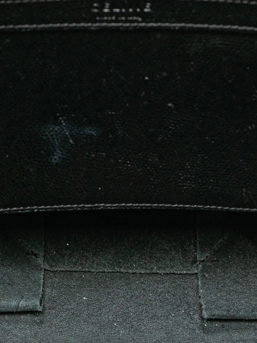 Pre-owned Celine 2015 Small Grained Calfskin Vertical Cabas Satchel In Black