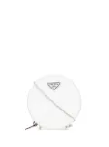 Prada Pre-Owned 2013-2025 Spazzolato Round Chain Coin crossbody bag - White