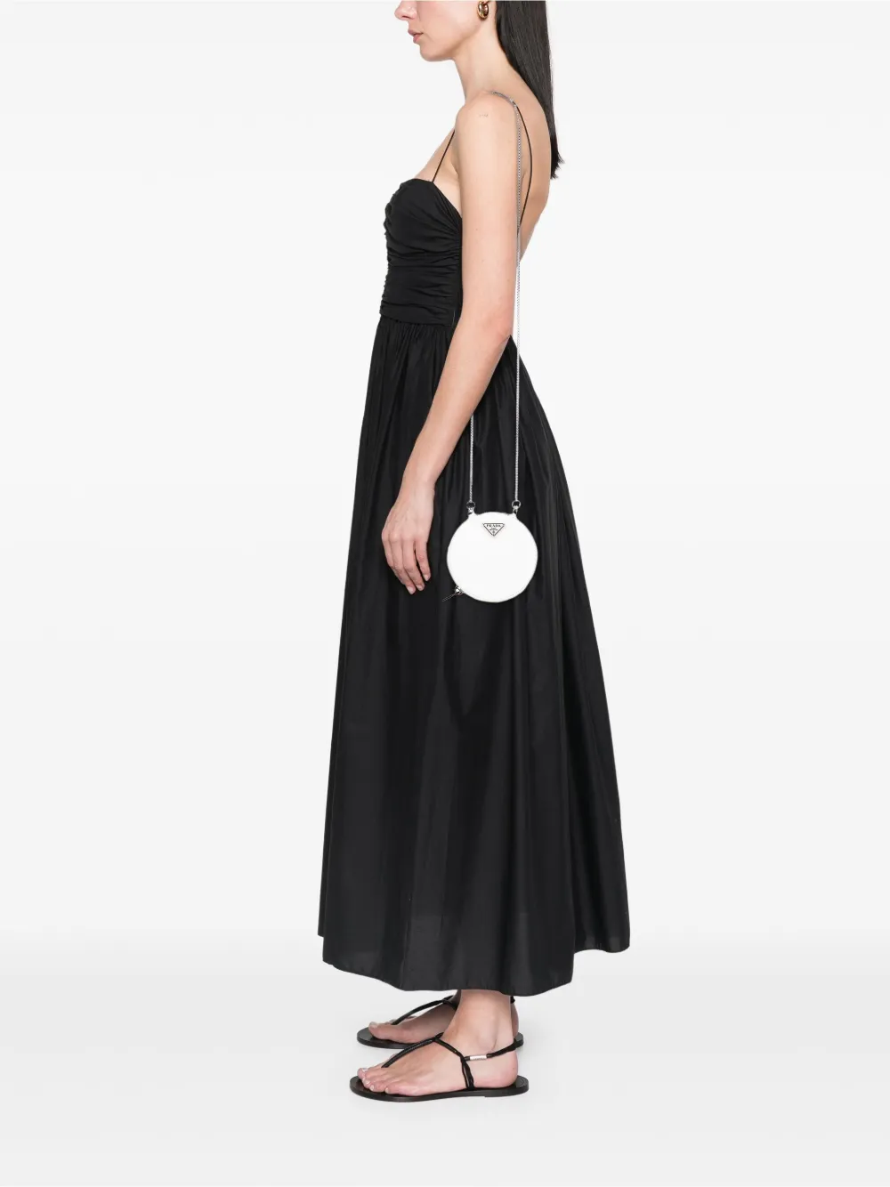 Prada Pre-Owned sac à bandoulière Round Chain Coin Spazzolato (2013-2025) | Pre-owned | Image 2