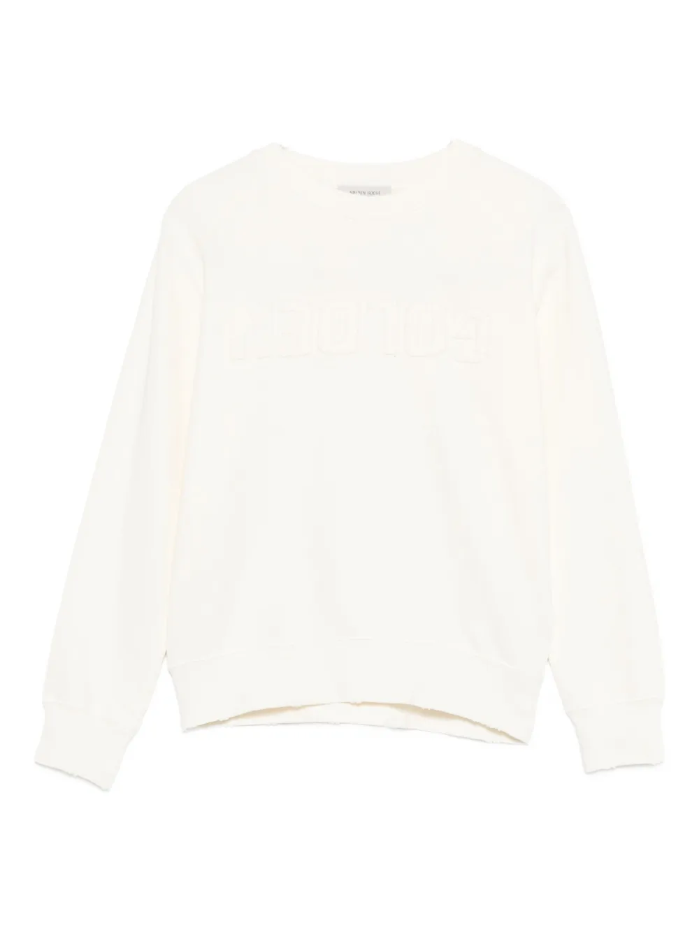 Golden Goose Logo-embroidered Sweatshirt In Neutral