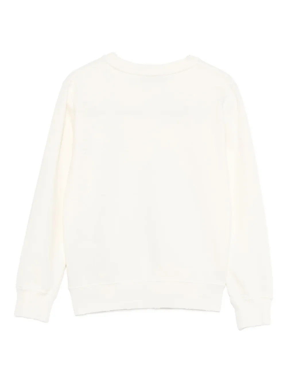 Golden Goose Logo-embroidered Sweatshirt In Neutral