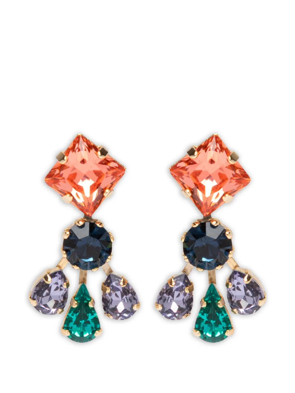 Rosantica Buganville square earrings - Oro