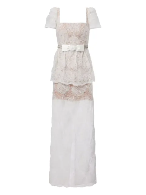 Self-Portrait lace maxi dress