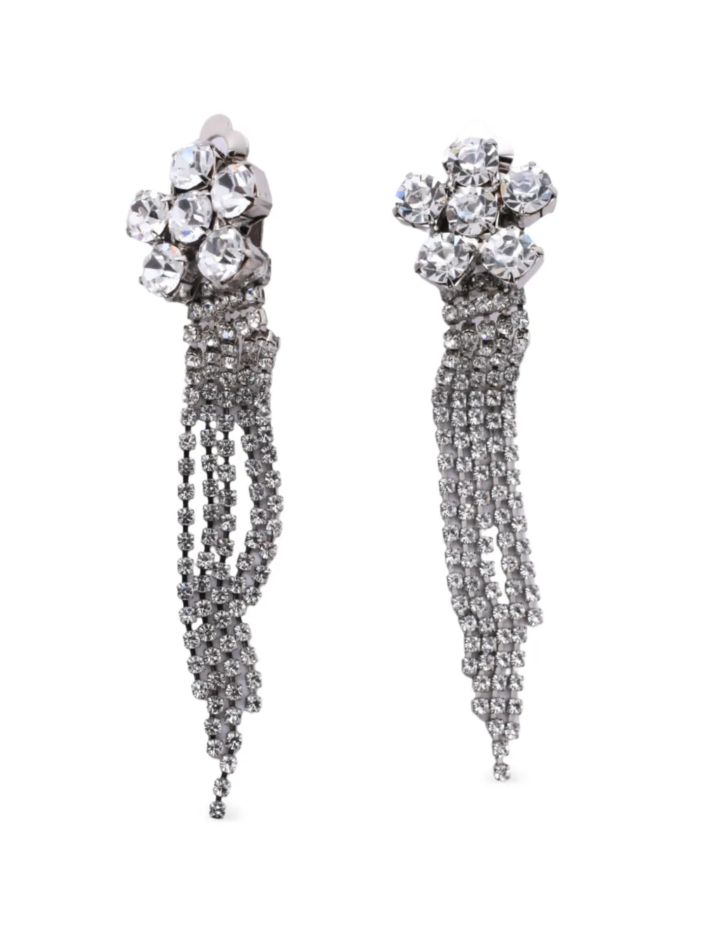 Rosantica Anice crystal tassel earrings - Argento