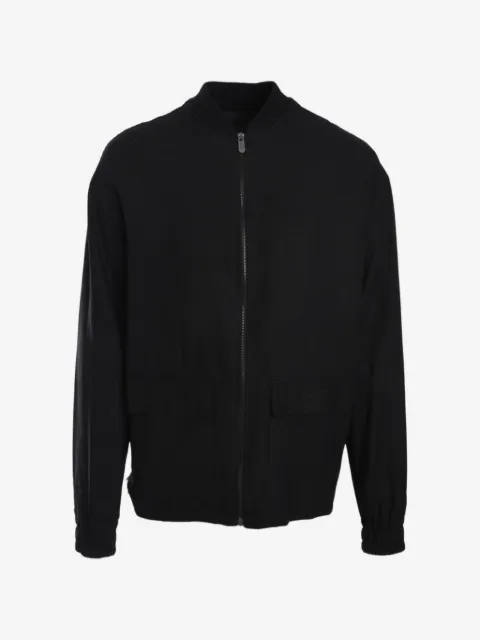 Gaëlle Paris strap-detail bomber jacket