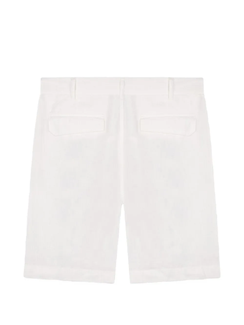 HOMIES MARBELLA Linnen cargo shorts met logopatch Wit