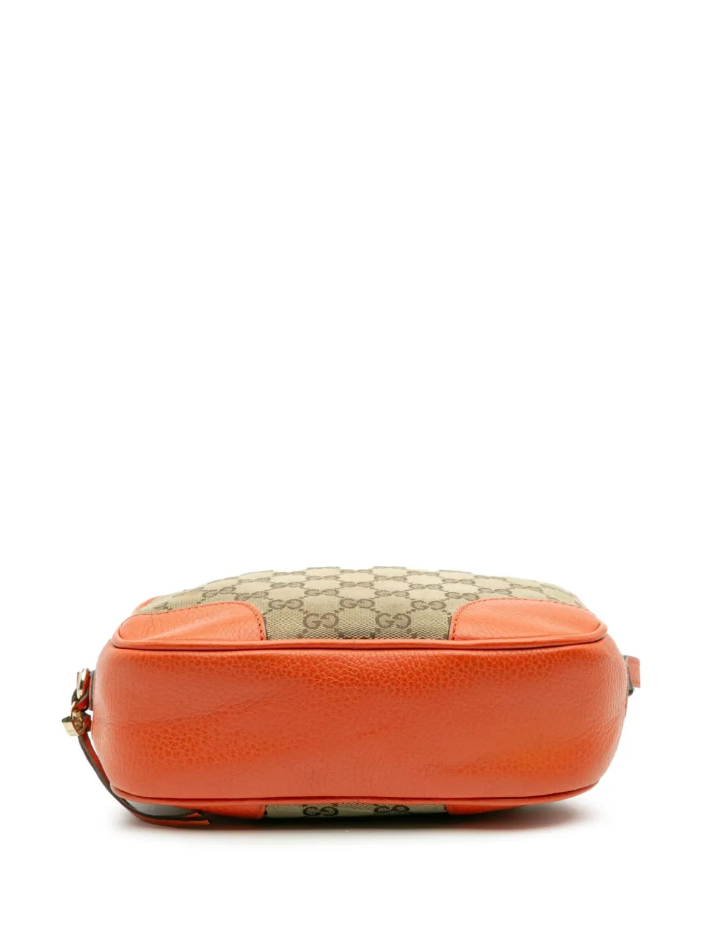 Pre-owned Gucci 2016-2025 Gg Canvas Bree Crossbody Bag In Brown