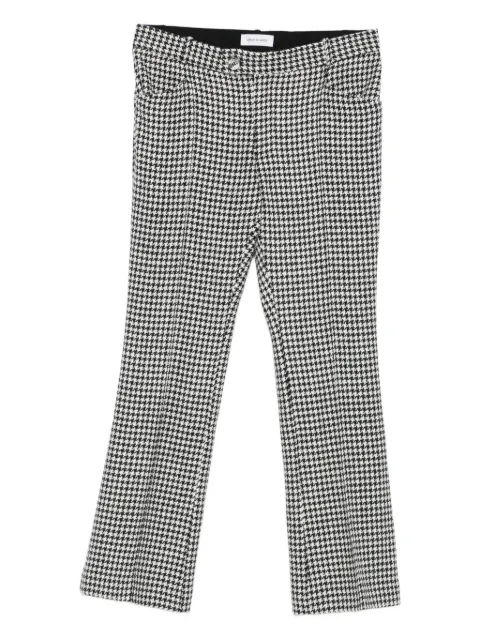 Ernest W. Baker houndstooth wool trousers