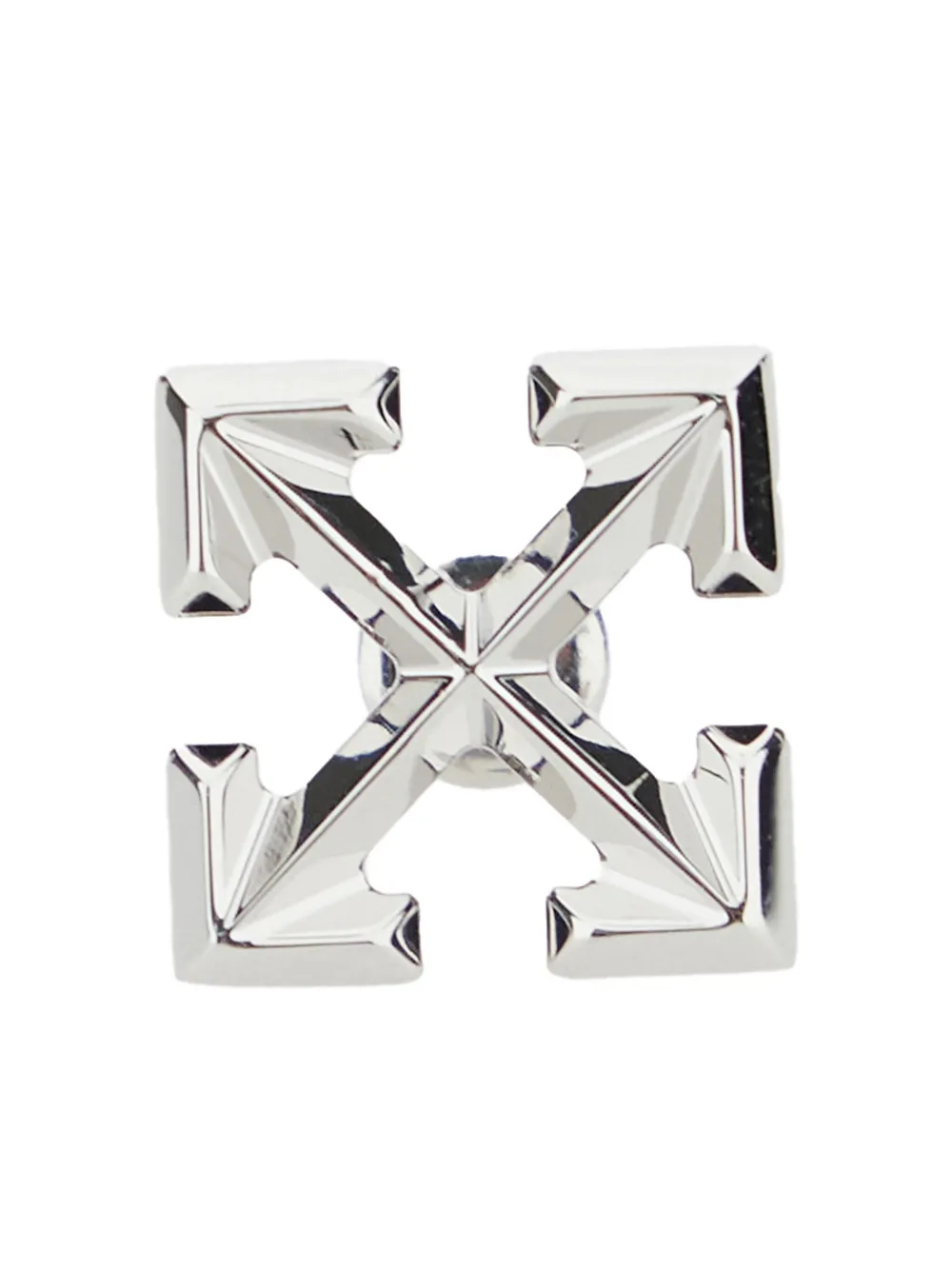 Off-white Men Arrow Mono Earring In Metallic