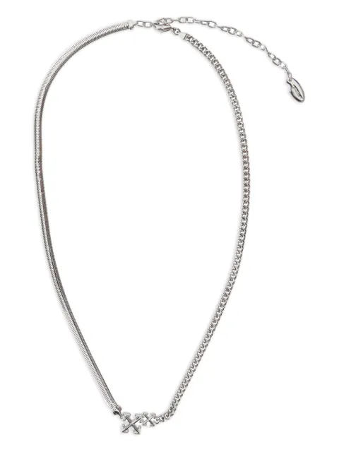 Off-White Arrow-detail chain necklace