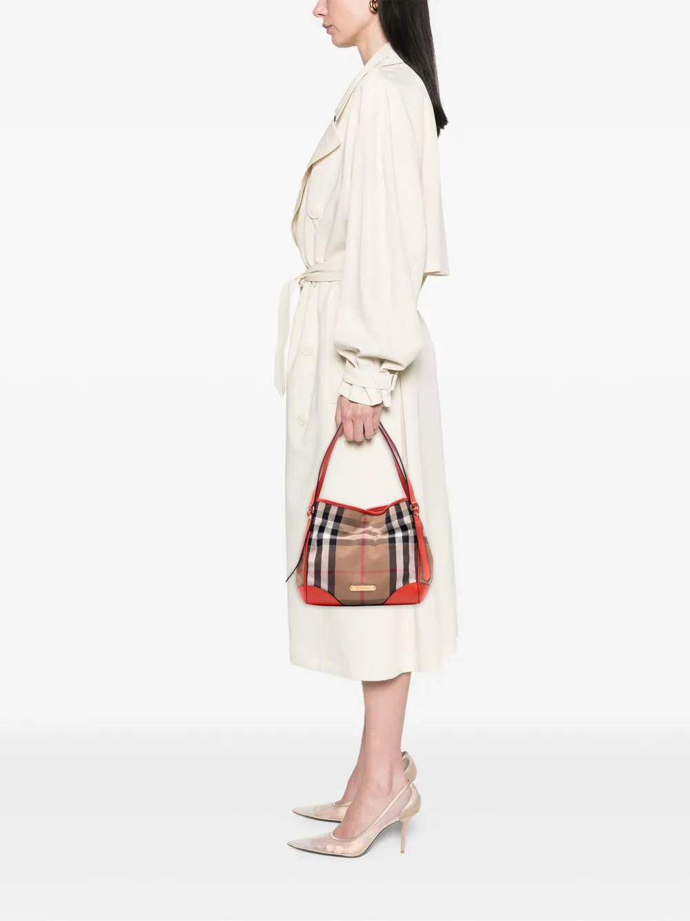 Burberry Pre-Owned tote Canterbury de lona con motivo House Check 2000-2017 | Estilos de archivo | Image 2