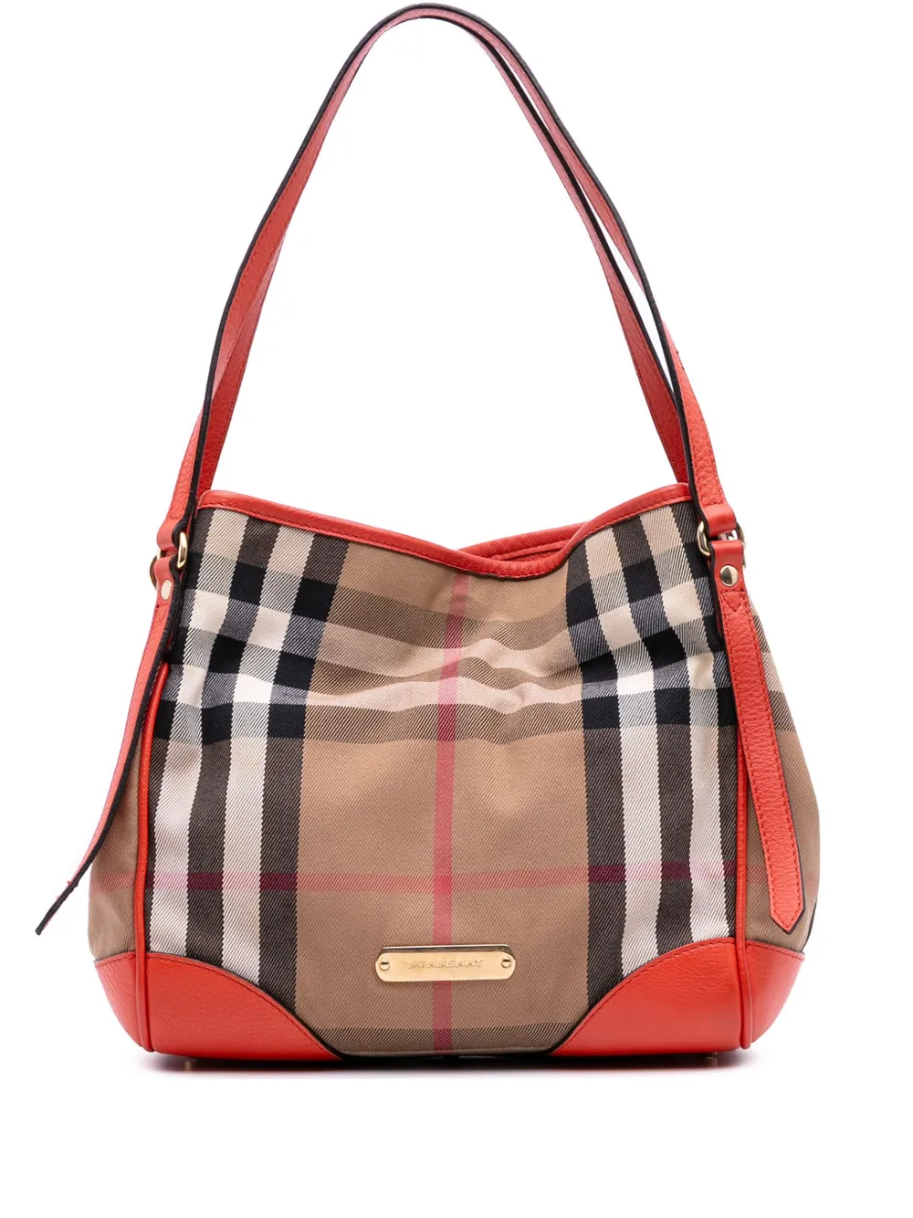 Burberry Pre-Owned 2000-2017 Small House Check Canvas Canterbury tote Burberry Pre-Owned 2000-2017 Small House Check Canvas Canterbury tote