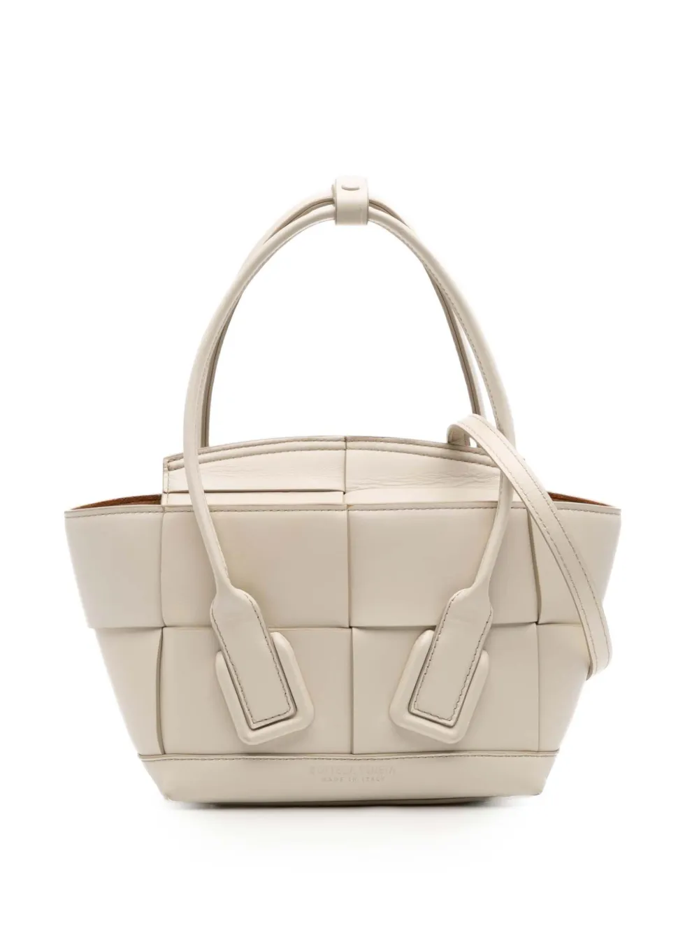 Bottega Veneta Pre-Owned 2012-2025 Mini Calfskin Maxi Intrecciato Arco Bottega Veneta Pre-Owned 2012-2025 Mini Calfskin Maxi Intrecciato Arco