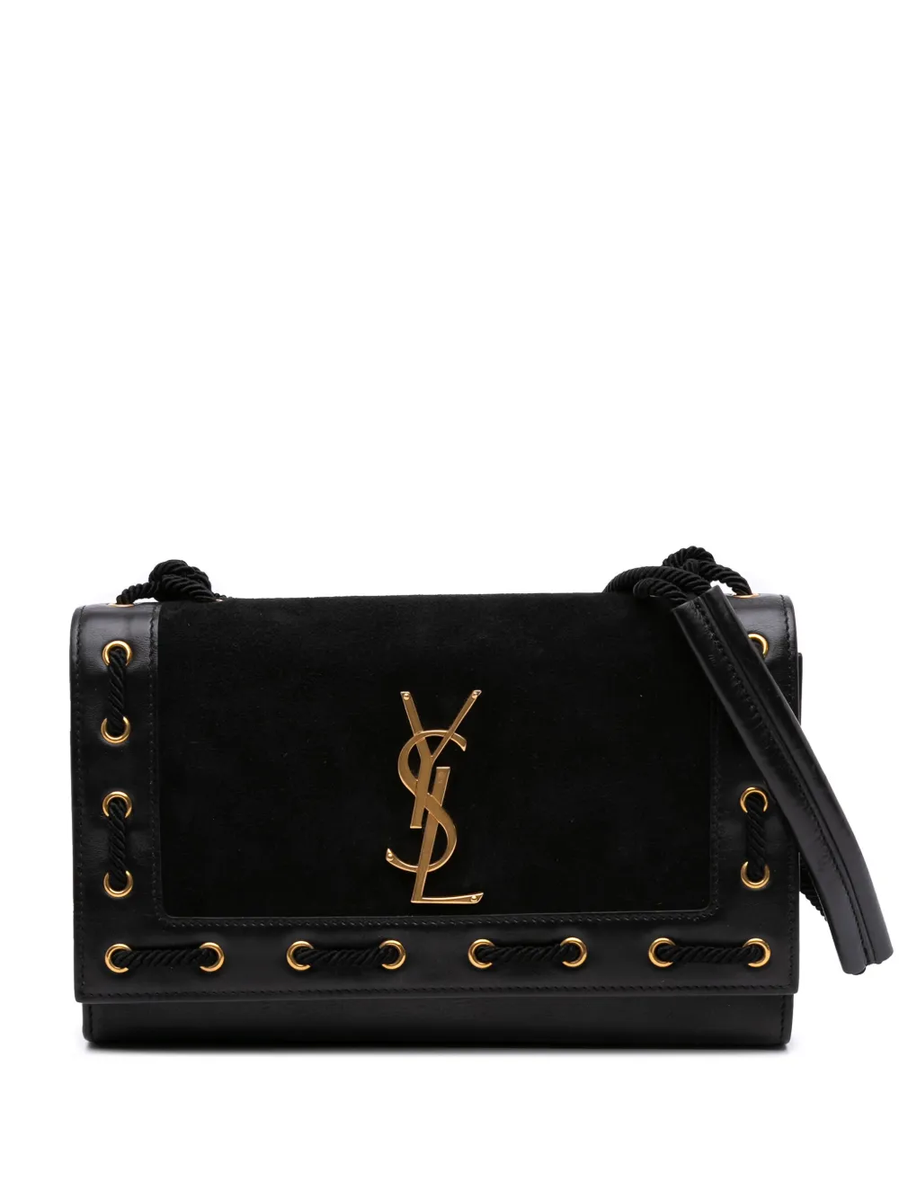 Saint Laurent Pre-Owned 2017 Medium Suede Rope Stitch Kate crossbody Saint Laurent Pre-Owned 2017 Medium Suede Rope Stitch Kate crossbody