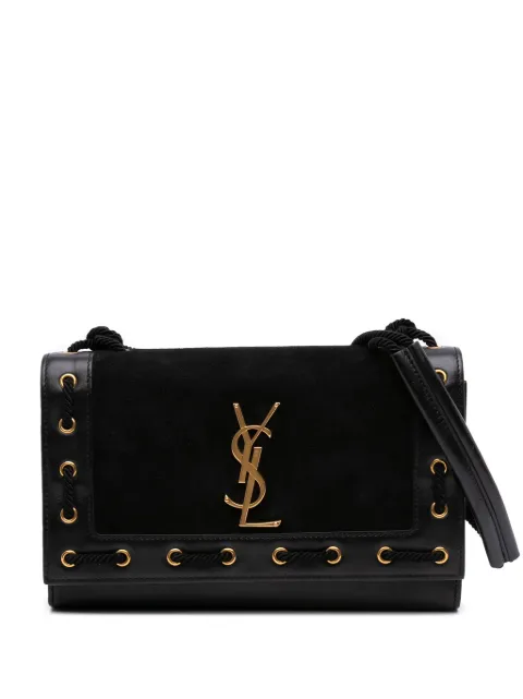 Saint Laurent Pre-Owned 2017 Medium Suede Rope Stitch Kate crossbody bag