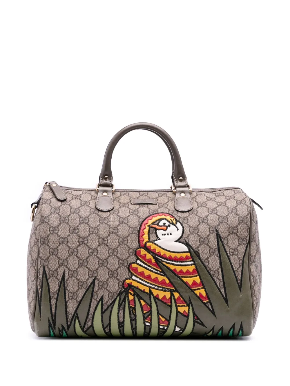 Gucci Pre-Owned 2016-2025 Medium GG Supreme Joy Unicef Snowman in Gucci Pre-Owned 2016-2025 Medium GG Supreme Joy Unicef Snowman in