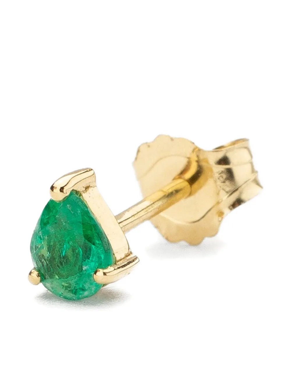 We By Whitebird 18k Yellow Gold Pear Emerald Earring In Gold