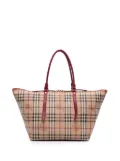 Burberry Pre-Owned 2000-2017 Small Haymarket Check Coated Canvas Salisbury tote bag - Brown