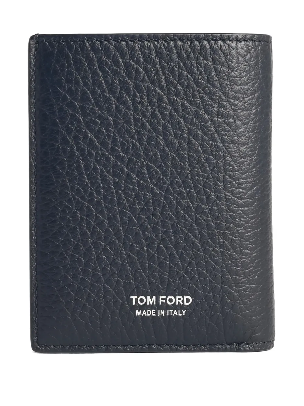 Tom Ford Debossed Leather Card Holder In Black