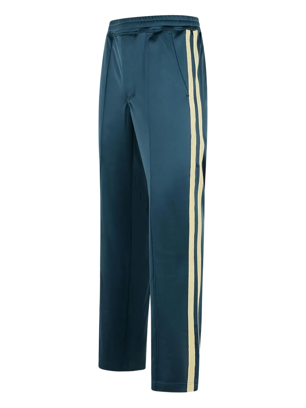 Tom Ford Satin Side-stripe Sweatpants In Blue