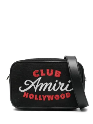AMIRI Club Amiri Camera Bag | Black | FARFETCH