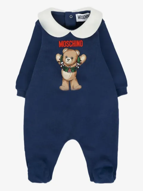 Moschino Kids teddy bear-print pajamas