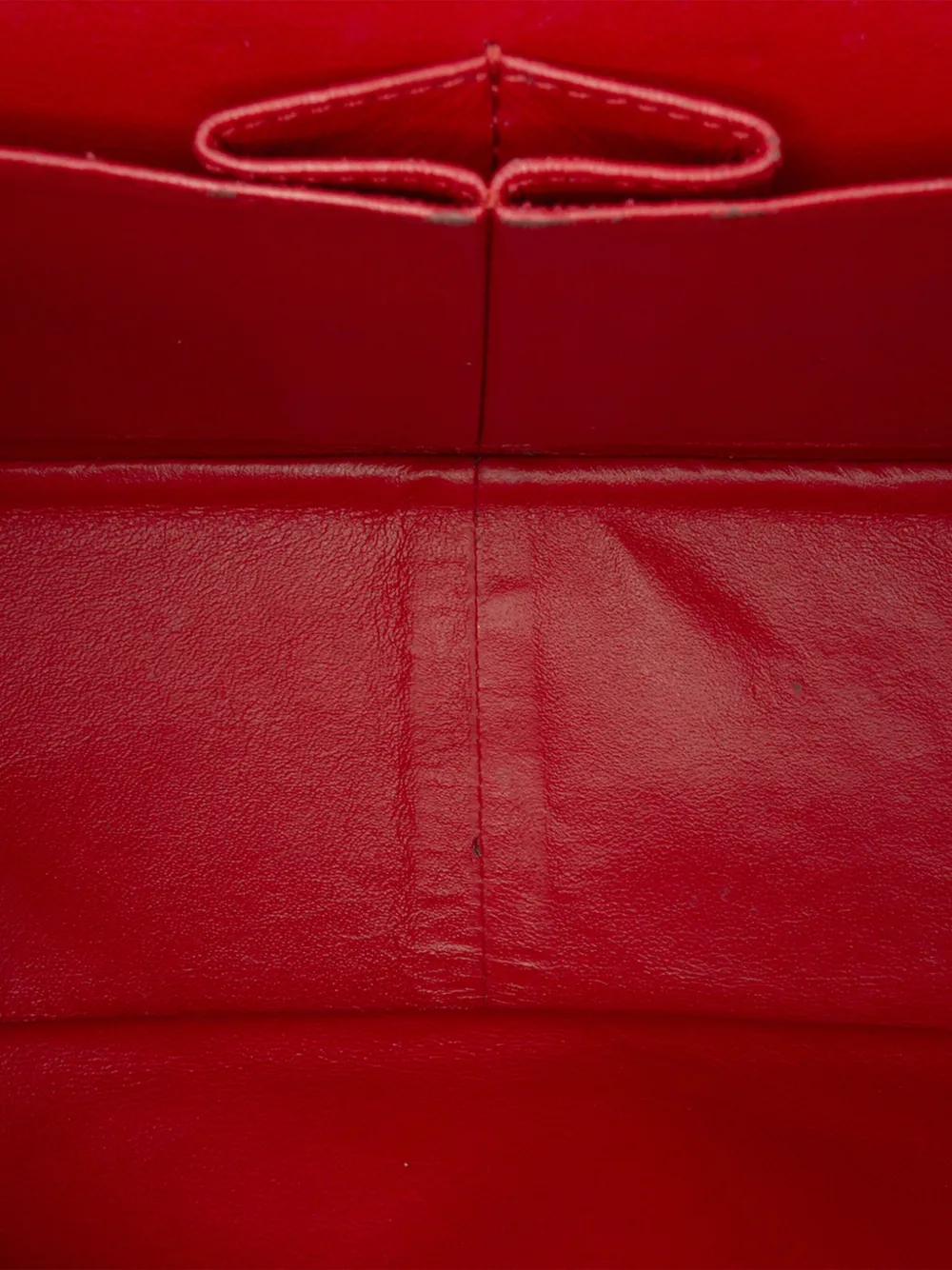 Pre-owned Chanel 2012 Reissue 2.55 Aged Calfskin Double Flap 227 Shoulder Bag In Red