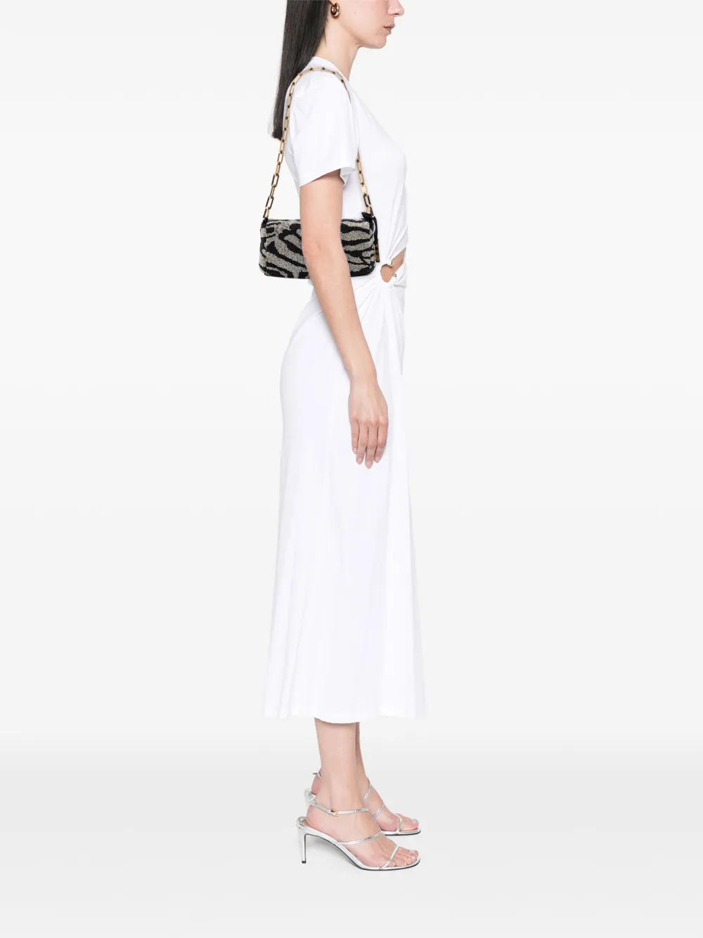 Gucci Pre-Owned 20th Century Tom Ford Zebra Beaded Satin shoulder bag | Pre-Owned | Image 2