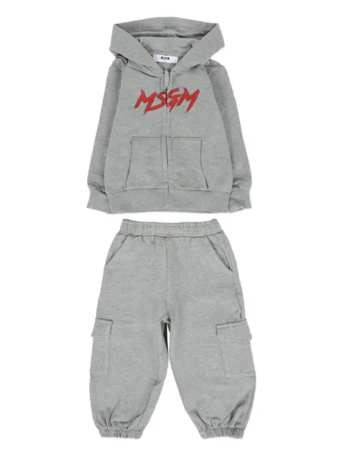 MSGM Kids logo-print tracksuit