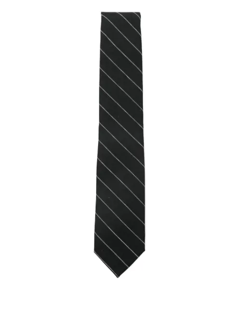 Ernest W. Baker corbata con estampado de rayas diplomáticas