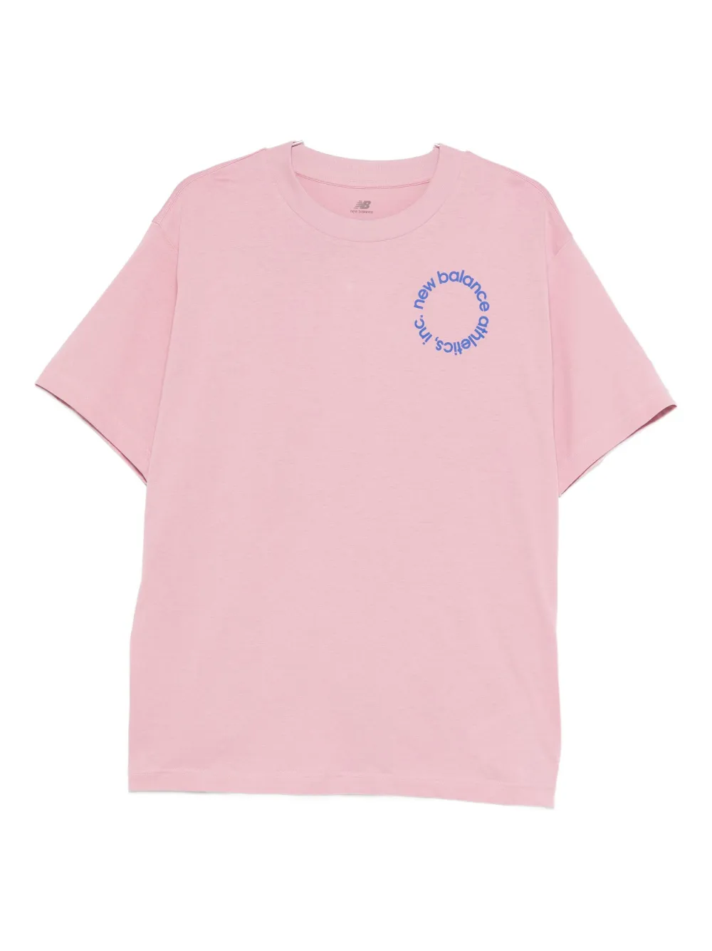 New Balance circular-logo T-shirt - Rosa