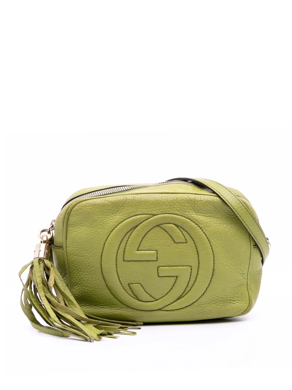Gucci Pre-Owned 2016-2025 Leather Soho Disco crossbody bag - グリーン Gucci Pre-Owned 2016-2025 Leather Soho Disco crossbody bag - グリーン