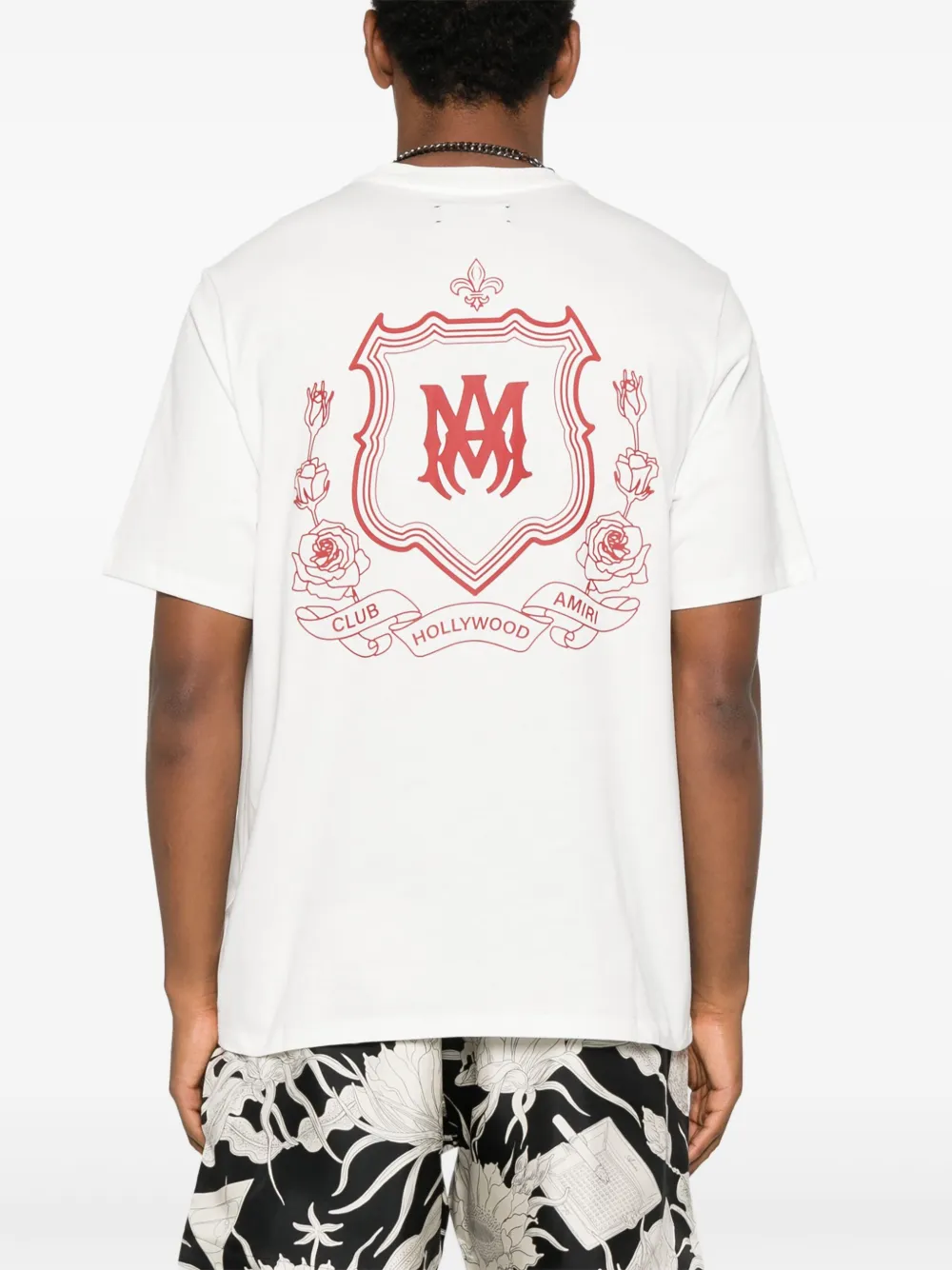 AMIRI T-shirt verfraaid met kristallen Wit