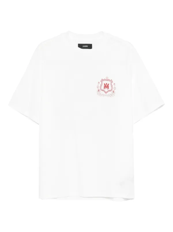 AMIRI ホワイト Tシャツ S AMIRI T-shirt In White Cotton Amiri