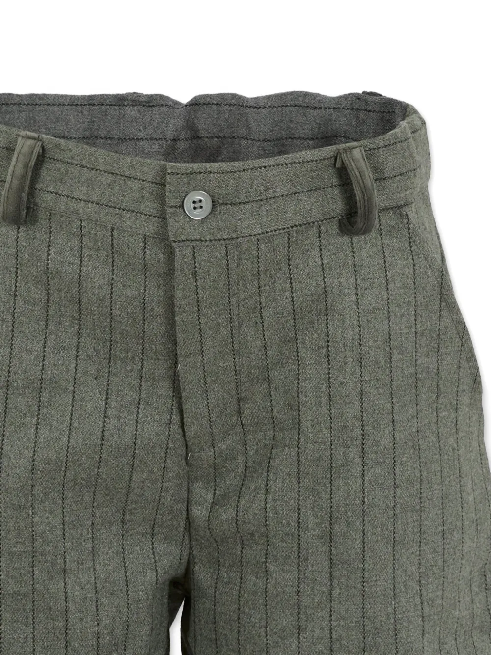 Patachou Pinstripe Tailored Shorts In Gray