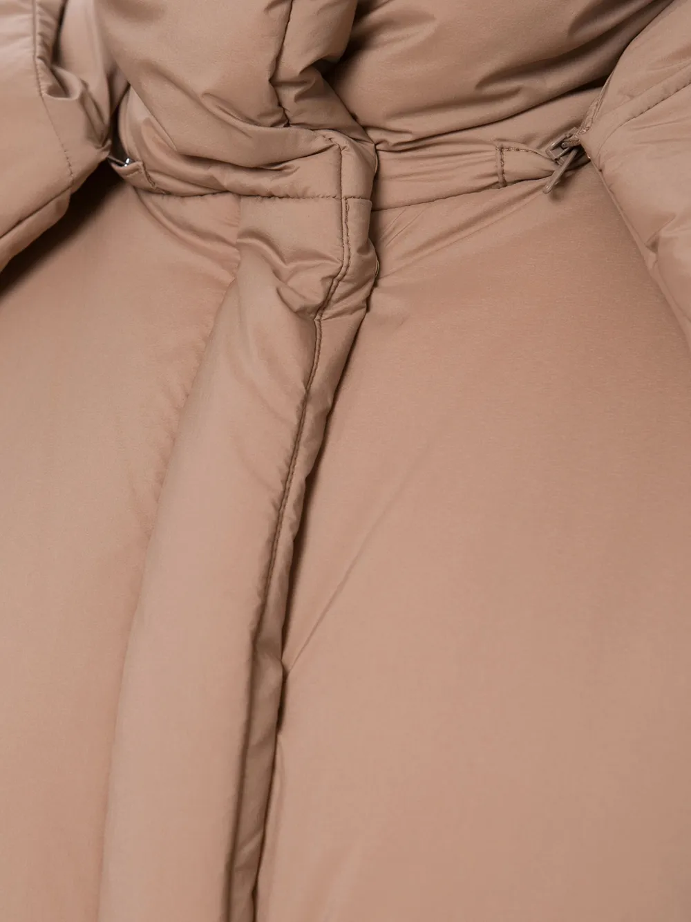 Herno Hooded Coat In Neutral