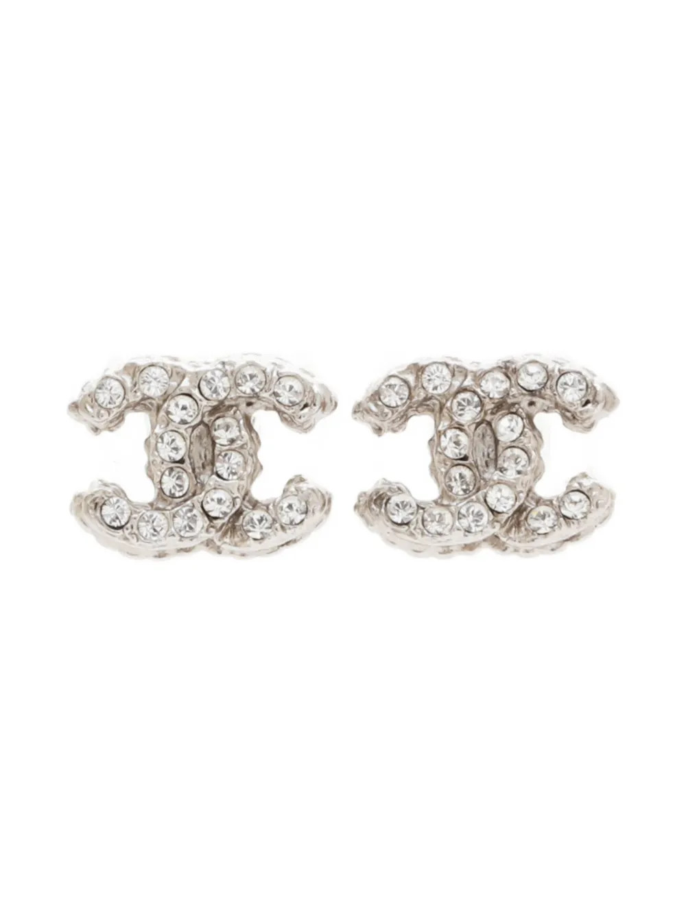 CHANEL Pre-Owned 2013 CC Mark earrings | Silver | Image 1