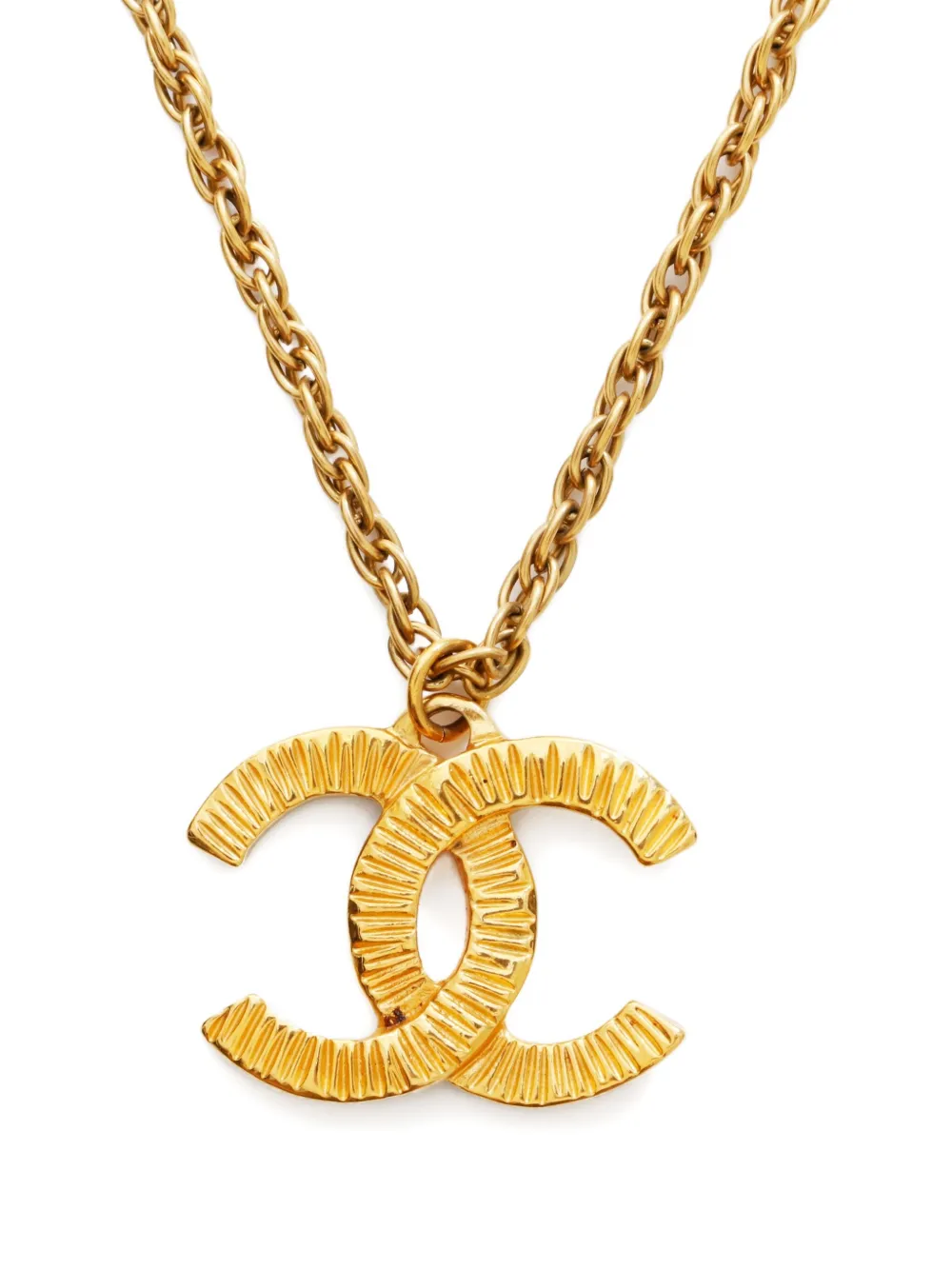 CHANEL Pre-Owned 1970s CC Mark rope necklace | Image 2