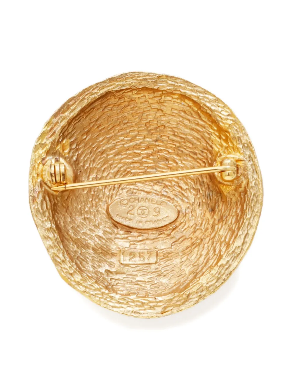 CHANEL Pre-Owned 1994 interlocking CC brooch | Image 2