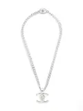 CHANEL Pre-Owned 1997 interlocking CC logo chain necklace - Silver