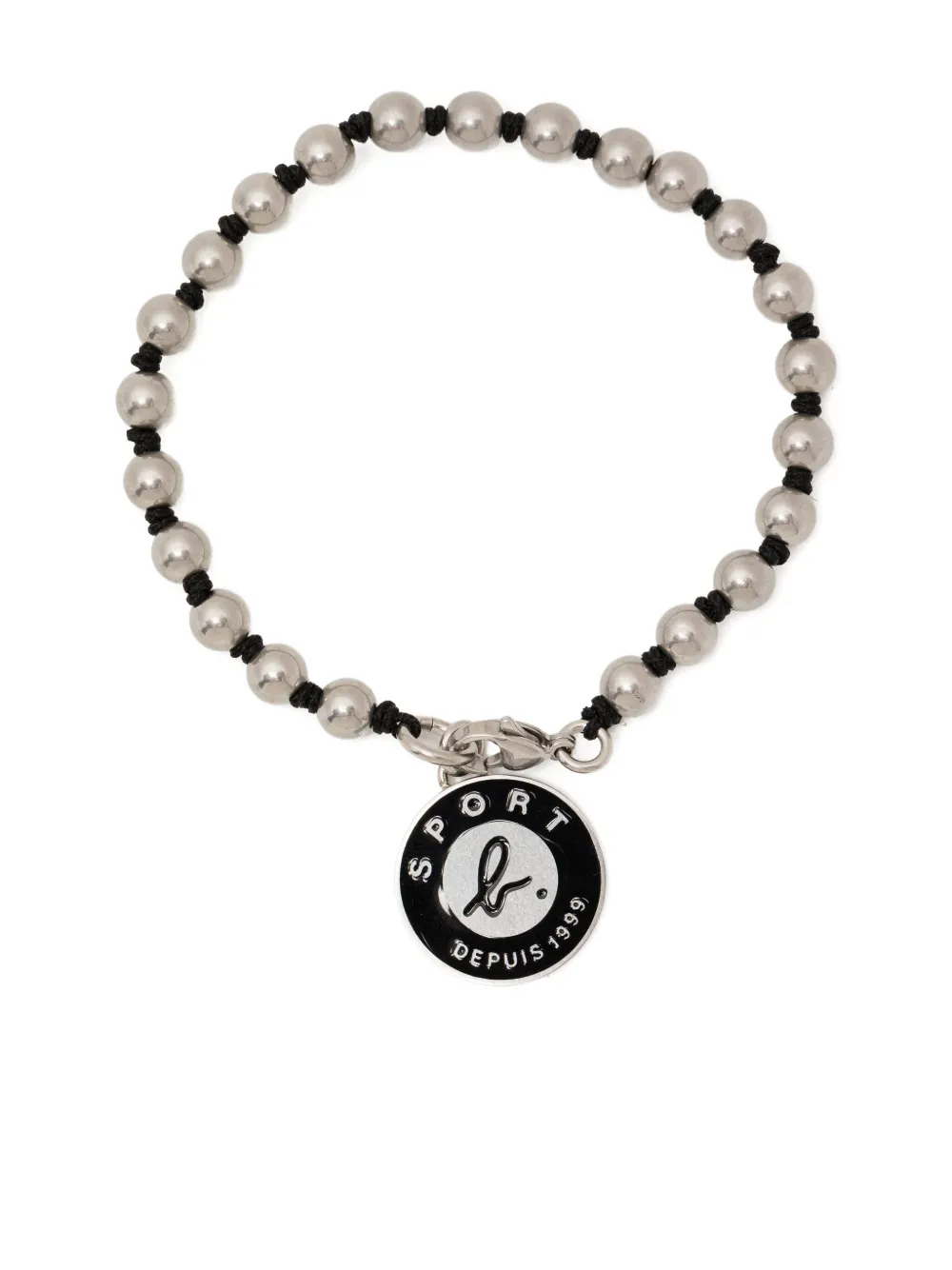SPORT b. by agnès b. ロゴペンダント ブレスレット - シルバートーン SPORT b. by agnès b. ロゴペンダント ブレスレット - シルバートーン